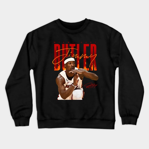 Jimmy Butler Timeout Crewneck Sweatshirt by Juantamad